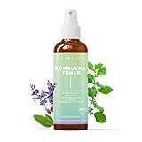 InnoNature Kombucha Toner mit Zink | Gesichtstonikum für ölige und unreine Haut | 75ml, u.a. Kombucha Extrakt, Bio Aloe Vera Saft, Bio Melissen Hydrolat und Salbei Hydrolat