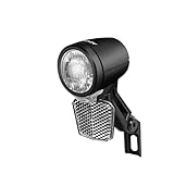 ADDVIEW Dynamo Fahrradlicht 40 Lux Nova M40 – StVZO Frontscheinwerfer mit Tagfahrlicht, Standlichtfunktion, 6V AC, IP65, K-Reflektor, für Nabendynamo oder Seitenläufer geeignet