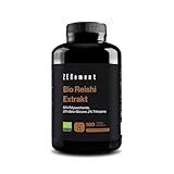 Bio Reishi Pilz Extrakt, 50% Polysacchariden, 20% Betaglucanen und 2% Triterpenen | 12000mg hochdosierte Tagesdosis | Premium: Ganoderma Lucidum Vitalpilz | 180 Vegan Kapseln | Zenement