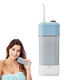 Reise-Wasserflosser | 3 Modi, wiederaufladbar, für Reisen, Wasser, elektrischer Irrigator, wasserdicht, Zahnreinigung, 3 Modi für das tägliche Badezimmer