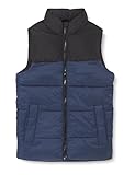 JACK & JONES JUNIOR Jungen JJETOBY Bodywarmer Collar SN JNR Weste, Navy Blazer/Detail:Black Blocking, 152