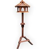 Vogelhaus für den Garten – 3 Größen wählbar (Vogelhaus mit Ständer K, XXL)