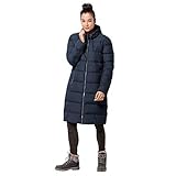 Jack Wolfskin Damen 1204131 1910 Winddichter Daunenmantel, Midnight Blue, L EU