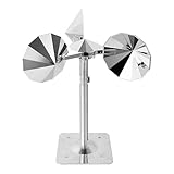 Uhngw Vogelscheuche für den Garten,Windgetriebene Vogelabwehrstäbe | Rotierende Windskulptur Zur Taubenabweidraußen Für Haus Garten Hof Feld Balkon Gewerbe Park Boote Lager Dach