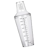 Yinhing Set 700 Ml Barkeeper-Mixer-Werkzeug Im PC-Maßstab für Milchteeläden, Kalt und heiß, Ideal für den Professionellen und Privaten Gebrauch, Einfach zu Verwenden