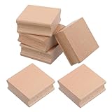 DOITOOL 6 Stück Holzblöcke zum Stempelschnitzen Unbehandelte Holzquader für DIY Bastelprojekte Handgemachte Stempel Scrapbooking Kunsthandwerk