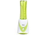 Tristar Smoothie Maker/Milchshake Maker (250 Watt) mit 0,5 Liter Mixaufsatz (Trinkflasche) - mit Edelstahlklingen und spülmaschinenfestes Zubehör, BL-4435