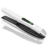 SUNMAY Voga Glätteisen Kabellos, Titan Glätteisen Locken und Glätten 2 in 1, Tragbares Akku Haarglätter, Kabelloser Haarglätter Mini Reiseglätteisen, 3 Ainstellbaren Temperaturen, 5000mAh Akku