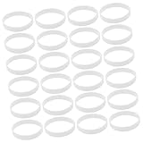 BRIGHTFUFU 100 Stück Leuchtende Silikon armbänder Nachtlauf Party Knicklichter Flexibel Komfortabel Unisex Nachtlicht Wristbands