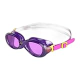 Speedo Unisex Kinder Futura Classic Schwimmbrille | Anti-Beschlag | Wasserdicht Schwimmbrille, Ecstatic/Violet, Einheitsgröße