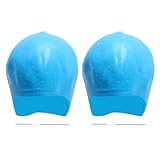 minkissy Wiederverwendbare Silikon Haarfärbekappen mit Häkelnadeln Transparent Klein Haarfärbe Satz für Zuhause und Friseursalon Leicht zu Reinigen Tropfsicher