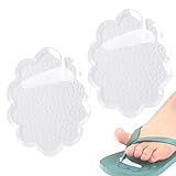 Zehenschutz für Sandalen, Zwischen Zehen Kissen Pads, Stoßdämpfende Transparente Pads Selbstklebend Waschbar Separatoren Unterstützung Atmungsaktiv für Frauen Outdoor Männer