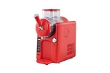 Unold 48953 Slush- und Softeismaschine Sofie mit Kompressor ca. 2 L 5 Programme für Slushies, Softeis Frozen Cocktails, Milchshakes in 30 min, Behälter spülmaschinengeeignet, Rot