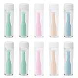 10 Stück Kontaktlinsen Sauger Weiche Linsen, Kontaktlinsen Einsetzhilfe Einfacher Silikon-Kontaktlinsen-Saugnapf Kontaktlinsen Hilfe Zum Einsetzen mit Vorratsflaschefur Reisen Und Alltag (Mehrfarbig)