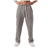 Tobysper Jogginghose Herren Lang Baggy Sweatpants Trainingshosen Freizeithose Fitness Sporthose Winter Warme Männer Sweathose Baumwolle Relaxhose Outdoorhose Mit Taschen und Kordelzug