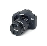Canon EOS 2000D APS-C DSLR-Kamera mit EF-S 18-55mm Objektiv | 24,1 Megapixel, fest integrierter 3-Zoll-LCD-Monitor, Reihenaufnahmen mit 3 Bildern/Sek, Full-HD-Video, Dual Pixel CMOS AF, Bluetooth