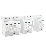 AC SPD 4P 3P 2P+N 10-20KA 20-40KA 30-60KA 275V 385V 420V Haus Überspannungsschutz Schutz Niederspannungsableiter Gerät (3P, AC420V 10-20KA)