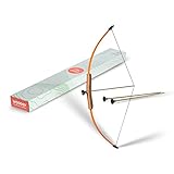 Woodsy Pfeil und Bogen Kinder ab 6 Jahren mit 3 Pfeilen mit Saugnapf Bogenschießen In- und Outdoor