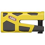 ABUS Bremsscheibenschloss Granit Sledg 77 yellow - Motorradschloss mit sicherem XPlus Zylinder und Erinnerungskabel - ABUS Sicherheitslevel 17 - Gelb