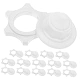 TOPPERFUN 1 Satz Elektrische Lüftermutter Universal- Zubehör für Elektrolüfter Ersatz Nuss Abdeckung Zubehör für Bodenventilatoren Lüfterflügel Befestigungsmutter pp Weiß