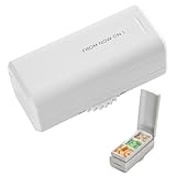 Tabletten-Teiler | Reise Tabletten Spender Aufbewahrungsbox Mit Teilfunktion | Multifunktioneller Alltagsdispenser Mit Exaktem Schnitt Für Reisen, Camping, Handtasche & Jackentasche