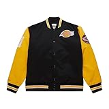 Mitchell & Ness NBA Primetime Heavyweight Satin Jacke - Los Angeles Lakers, XL