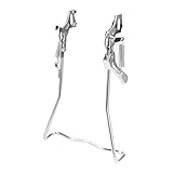 Toddmomy Ständer Gestell Stand Reparatur doppelt Boden fahrradträger Silver