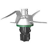 Messer für Vorwerk Thermomix TM5 TM6 Küchenmaschine Mixmesser Edelstahl, inkl Dichtung