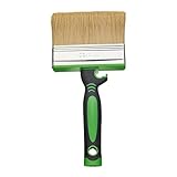 Fit For The Job 100mm-Pinsel; Schuppen, Zaunblöcke; gr. Fassungsvermögen; schnelles Streichen; Schuppen, Zäune, Holzarbeiten im Garten, Schuppenpinsel, großer Pinsel; Zäune, Zaunpinsel f. Holz