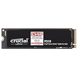 Crucial P310 SSD 1TB M.2 2280 PCIe Gen4 NVMe, bis 7.100 MB/s, Gaming für Laptop und Desktop PC, Interne Festplatte - CT1000P310SSD801