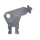 Spenderschlüssel, doppelseitiger Ersatzschlüssel für kommerzielle Papierhandtuch- und Toilettenpapierspender, silberfarben, 30 Stück