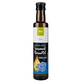 Elixi Bio-Leinöl kaltgepresst, mit Omega-3- und Omega-6-Fettsäuren, 250 ml Glasflasche