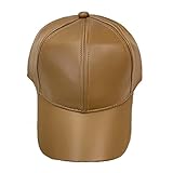 UnoSheng Schiebermütze Herren Mit Ohrenklappen -Baseballmütze für Herren und Damen, verstellbare Schirmmütze aus Herren Cap Schwarz (Khaki, One Size)