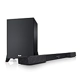 Teufel Cinebar Duett Power Edition Effektready 2.1-Set Schwarz/Schwarz Soundbar Subwoofer Bluetooth Musik Film Movie