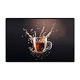 Wmool Herdabdeckplatte für Elektroherd, Sonnenblume, extra dickes Naturkautschukglas, USA, erweitert den Schutz, verhindert Kratzer