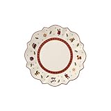 Villeroy & Boch Brotteller, Weiß/Bunt, Rund