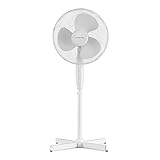TROTEC Standventilator TVE 16 – 50 Watt, oszillierend 90°, 3 Stufen, Ø 40 cm, höhenverstellbar