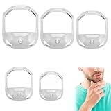 Bartformer Schablone, Bartformungs-und Stylingwerkzeug, Shaping Werkzeug Bart, Styling-Schablone Bart, Bartschablone Herren, für Männer Rasierhilfsmittel Zubehör für Bartkontur, 5 Stück