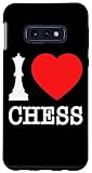 Hülle für Galaxy S10e Schach I Love Chess Schachspiel Weiße Dame Ich Liebe Schach