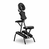 Physa Montpellier Black Massagestuhl klappbar schwarz Belastbarkeit 160 kg Massagestitz