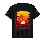 Surfer T-Shirt Strand Meer Retro Sommer Fernlust Geschenk T-Shirt