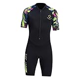 Hellery Neoprenanzug für Herren, 1,5 mm Neopren, Ganzkörperanzug zum Tauchen, Surfen, Schnorcheln, Schwimmen, Größe XXL