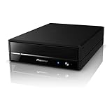 Pioneer Externes Blu-ray-Laufwerk BDR-X13E-S, exzellente Zuverlässigkeit und Stabilität, 16-fache BD-R-Schreibgeschwindigkeit, USB 3.2 Gen1 / 2.0, BD/DVD/CD-Brenner mit PureRead 4+ Realtime PureRead