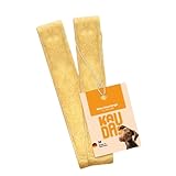 KAUDAS Knabber Kaustange Käse – 3 x S Kauknochen Hund bis 4,5 kg aus 100% getrocknetem Hartkäse, Zahnreinigende Kaustange Hund für Stressabbau & Beschäftigung – ohne künstliche Zusatzstoffe