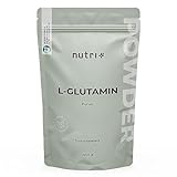 L Glutamin Pulver Vegan - Neutral & hochdosiert Pure ohne Zusatzstoffe - 99,95% natur rein - Fermentiertes L-Glutamine Powder 450g Made in Germany - glutenfrei & laktosefrei