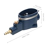 LOLIPPYY Pneumatisches Spark Plug Cleaner Kit Effizientes Luft sandstrahlgerät zur Schnellen Reinigung von Zündkerzen Tragbar Benutzerfreundlich Entfernt Kohlenstoffablagerungen für