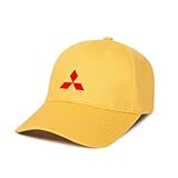 LIUBYEW Auto Baseball Cap, für Mitsubishi Auto Baseballkappe Autoplakette Herren Damen Kappe Verstellbar Basecap Cap Accessoires,C-M