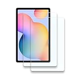 Displayschutzfolie für Samsung Galaxy Tab S6 Lite 10,4 Zoll 2024/2022/2020 (SM-P620/P625/P613/P619/P615/P610) aus gehärtetem Glas, kratzfest, blasenfrei, 2 Stück