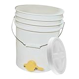 YWJLQH Honigeimer mit Entnahmesystem für die Imkerei, Behälter für den Bauernhof, Weiß