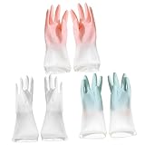 Alipis 1 Satz 3 Paare Küchenhandschuhe Haustierpflegehandschuhe wasserabweisende Handschuhe kitchen gloves handschuhe küche schutzkleidung wasserdichte Handschuhe Geschirrspülhandschuhe